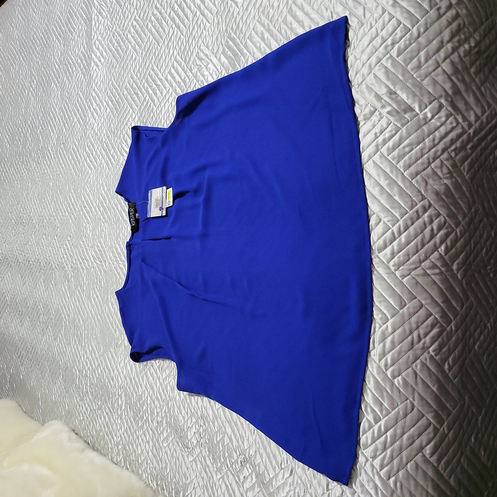 Blouse by Kasper, size XL, ROYAL BLUE